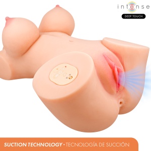 Trunchi Masturbator Hiperrealist Intense Vero Torso – Cu Sucțiune, Încălzire, Vibrații și Efecte Vocale (5.5 kg)