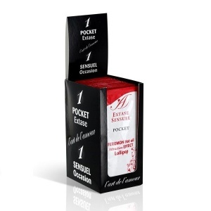 Ulei de Masaj Extase Sensual cu Feromoni – Efect de Căldură, Aromă Lollipop, 10 ml - Img 2