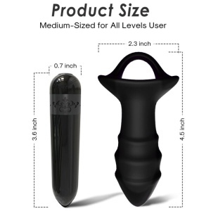 Vibrator Digital pentru Deget și Plug Anal Kylin – Stimulare Dublă, 9 Moduri de Vibrație și Telecomandă Wireless - Img 5