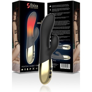Vibrator Rabbit cu Încălzire Ibiza – 2 Motoare, 10 Vibrații, Funcție Termică (USB Magnetic, IPX6) - Img 6
