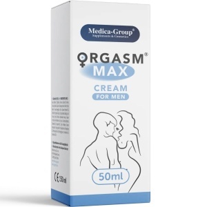 Cremă Stimulatoare pentru Bărbați Orgasm Max Cream 50 ml – Cu Ginkgo Biloba, Cafeină și Efect Răcoritor - Img 2