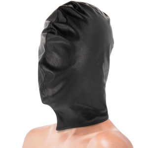 Darkness – Mască/Glugă Satinată pentru Jocuri BDSM și Roleplay