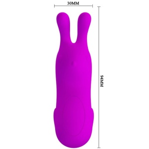 Degetar stimulator inteligent cu iepuraș, din silicon, reîncărcabil USB - Img 4