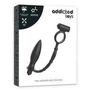 Dop Anal cu Inel Vibrator ADDICTED TOYS – Flexibil, Waterproof, Ergonomic - Img 2