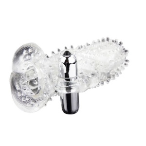 Extensie Vibratoare pentru Penis BRAVE MAN Rabbit – Stimulator și Glonț Vibrator - Img 5