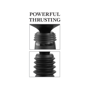 Fetish Fantasy - Clemă pentru dildo Body Dock Thruster cu 7 moduri de împingere, negru - Img 2