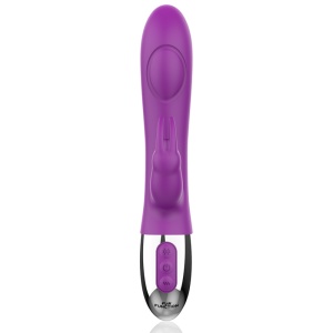 Fun Function - Vibrator Iepuraș Combi Double Tapping cu dublă stimulare, cadou lubrifiant - Img 5