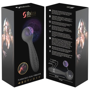 Ibiza – Vibrator Lux cu Dublă Stimulare și Sferă Plasmă Luminoasă (10 Moduri, IPX6, Reîncărcabil USB) - Img 3