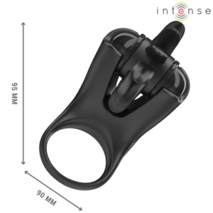 Inel Vibrator MABEL cu Stimulator Clitoridian – 10 Moduri de Vibrație, USB - Img 2