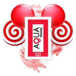 Lubrifiant Intim Aqua Travel – Aromă de Acadele, 6 ml (Format de buzunar)
