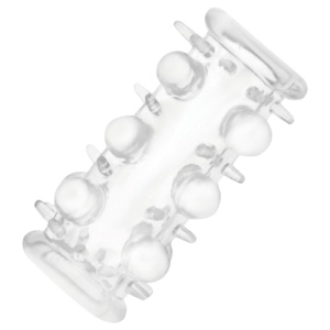 Manșon Transparent pentru Penis Addicted Toys – Texturat, Flexibil și Ergonomic - Img 2