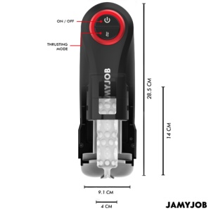 Masturbator Automat Vagin GRAVITY cu 5 Moduri de Mișcare și Efect Sonor USB - Img 2
