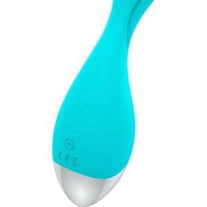 Mini vibrator Happy Loky din silicon, cu relief pentru punctul G, reîncărcabil USB, T - Img 3