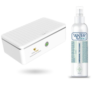 Pachet Sterilizator UV Stertoy cu Cutie Sanitară și Spray Dezinfectant Waterfeel 150 ml Gratuit – Igienă Totală pentru Jucării Erotice