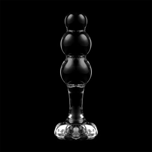 Plug Anal din Sticlă Borosilicată Ibiza Nebula – Dimensiune Compactă și Jocuri Termice (10.5 cm) - Img 2