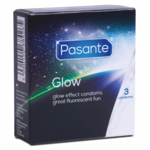Prezervative Phosphorescente Pasante Glow in the Dark (Cutie 3 Bucăți)