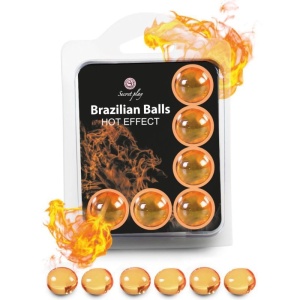 Set 6 Mingi Braziliene SecretPlay – Efect de Încălzire, Senzație Intensă