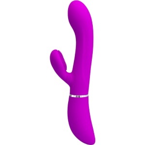 Vibrator Clitoridian cu Lins și Mișcare Pretty Love Violet – 12 Vibrații, 4 Moduri, USB