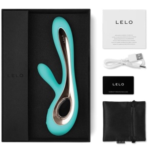 Vibrator de Lux pentru Punctul G Lelo Soraya 2 Verde – 2 Motoare, 12 Moduri, Impermeabil, USB - Img 3