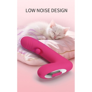 Vibrator din Silicon Pretty Love Duden Roz – 12 Moduri de Vibrație și 3 Trepte de Balansare - Img 9