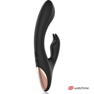Vibrator Iepuraș cu Telecomandă Ceas Watchme Anne's Desire – Negru, 2 Motoare, 7 Moduri, Impermeabil, USB - Img 6