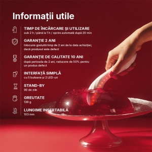 Vibrator LELO Mona Spectra – Cu Lumină rosie terapeutica - Img 6