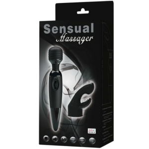 Aparat de Masaj Magic Wand Sensual cu Capete Interschimbabile și Accesorii – 100% Silicon, Multi-Viteză - Img 6
