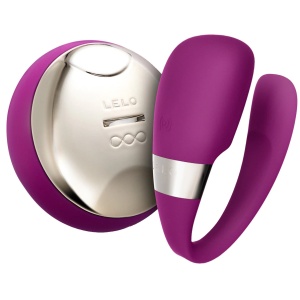 Aparat de Masaj pentru Cupluri Lelo Tiani 3 Insignia – Mov, Telecomandă SenseMotion™, IP68, USB
