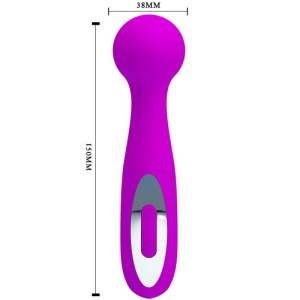 Aparat de Masaj și Vibrator Reîncărcabil Pretty Love Wade – 12 Funcții din Silicon Premium - Img 2