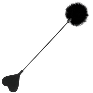 Cravașă Eroticǎ cu Pene Stimulatoare – Riding Crop BDSM 40 cm