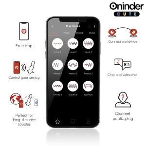Dilatator Anal Vibrant Inteligent Oninder Cute Love Butt – Cu Control prin Aplicație Bluetooth, 9 Moduri și Rezistență la Apă - Img 6