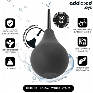 Duș Anal pentru Calatorie, Addicted Toys Travel – Irigator Ergonomic Mărimea M (160 ml) - Img 5