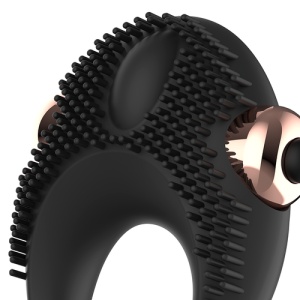 Inel Penis Vibrator THOR WomanVibe cu Stimulator Clitoridian – Puternic și Silențios - Img 3