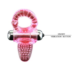 Inel Vibrator SWEET ABS Roz pentru Penis – 10 Ritmuri, Stimulator Clitoridian - Img 5