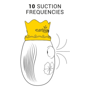 INTENS – Stimulator Clitoridian Roșu cu 10 Moduri de Aspirare și Stimulare - Img 3