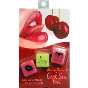Joc Erotic Luminescent pentru Sex Oral și Preludiu – Zaruri Fosforescente