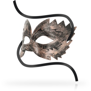 Mască Venețiană Cupru Ohmama – Accesoriu Mystery Fetish - Img 2