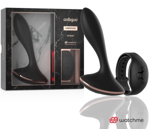 Plug Anal Vibrant Vernet WATCHME – Din Silicon Medical, cu Ceas Inteligent pentru Control de la Distanță, 7 Moduri și Intensitate Reglabilă (15.5 cm)