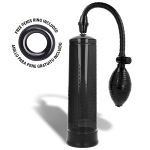 Pompa Penis Intense Black Pump 02 cu Manometru + Inel Penian Cadou - Img 2