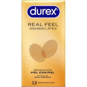 Prezervative Fără Latex Durex RealFeel – Pachet 12 bucăți