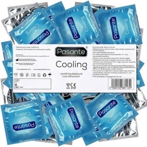 Prezervative Striate cu Efect de Răcoare Pasante Cooling Sensation – Pachet Bulk 144 bucăți - Img 2