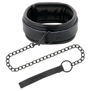 Set BDSM din Piele cu Zgardă, Cătușe și Lesă – Darkenes - Img 2