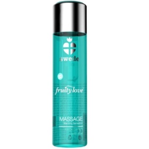 Swede Fruity Love – Ulei de Masaj cu Efect de Încălzire, Coacăze Negre și Lime, 60 ml
