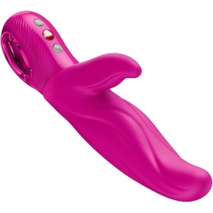 Vibrator Dublu Lady Bi Rabbit Magenta (2 Motoare, 6x6 Programe, USB-C)