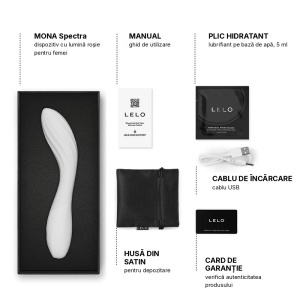 Vibrator LELO Mona Spectra – Cu Lumină rosie terapeutica - Img 3