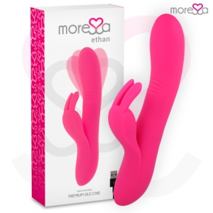 Vibrator Reîncărcabil din Silicon cu Mișcare Ondulatorie - MORESSA ETAN Premium