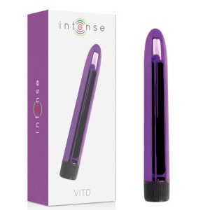 Vibrator Vito Intense din ABS, de mărime medie, 17 cm, Lilac - Img 4