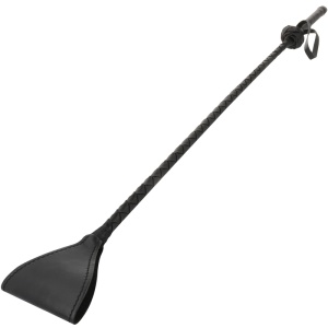 Cravașă BDSM 60 cm din PVC Moale- Darkness Black Whipper Whip