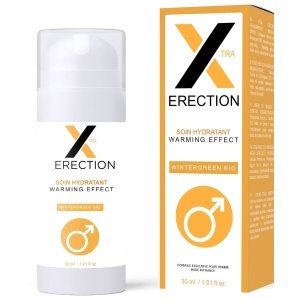 Cremă de Erecție cu Efect de Încălzire Ruf X Erection 30 ml – Stimulent Circulator cu Nicotinat de Metil și Gaultheria