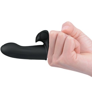 Degetar stimulator Adonis din silicon, mini vibrator pentru cuplu și clitoris - Img 5